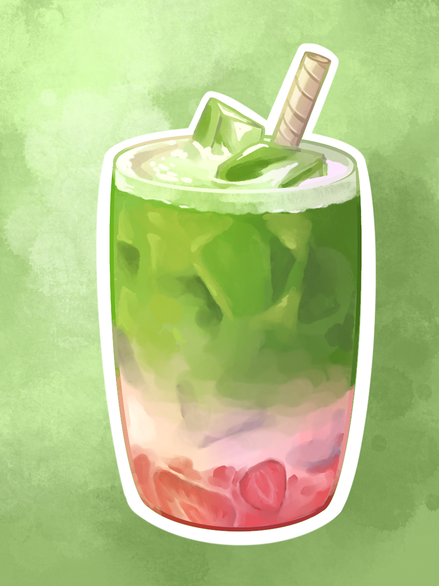 Strawberry Matcha 