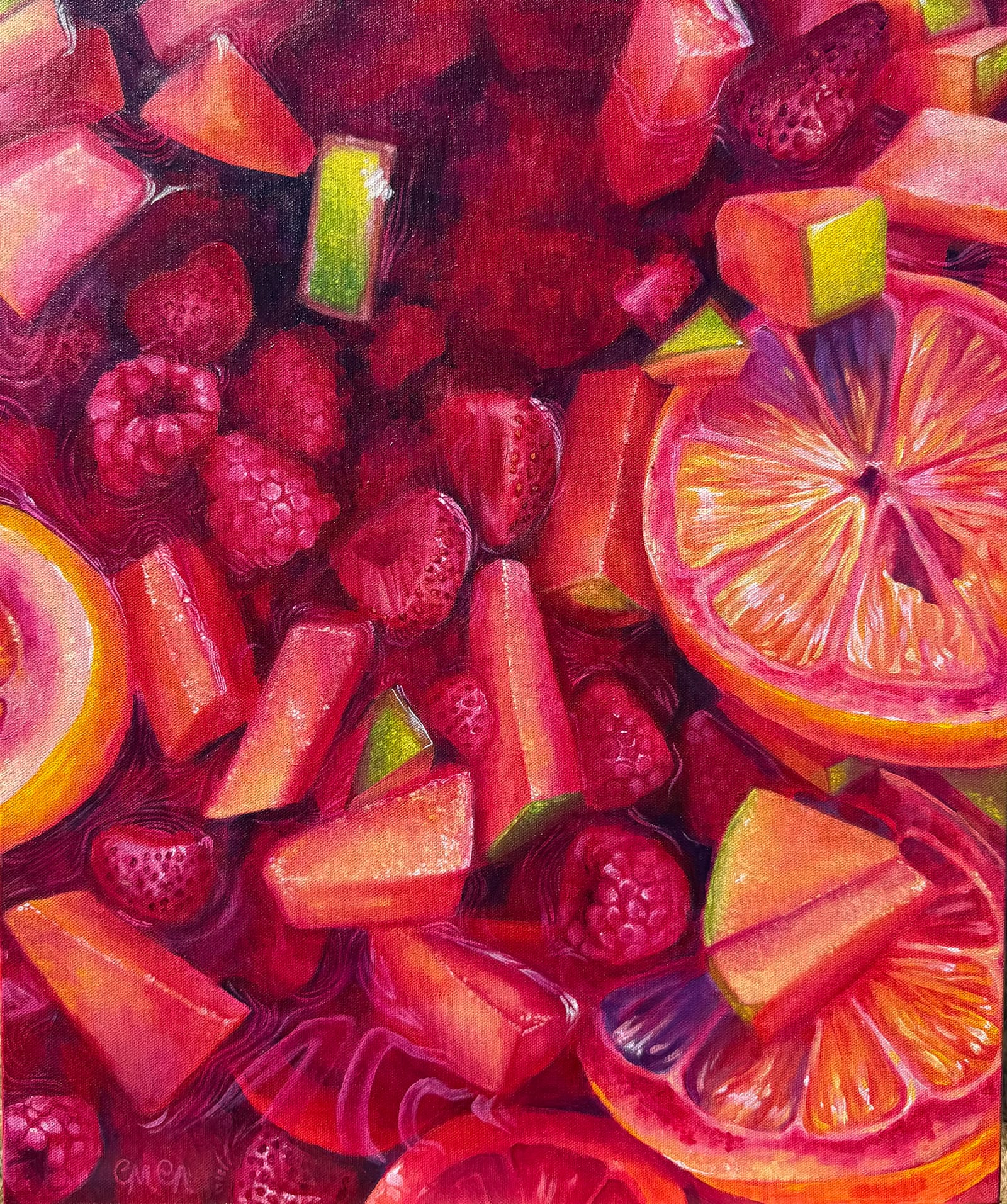 16" x 20" Monday Morning Sangria PRINT 