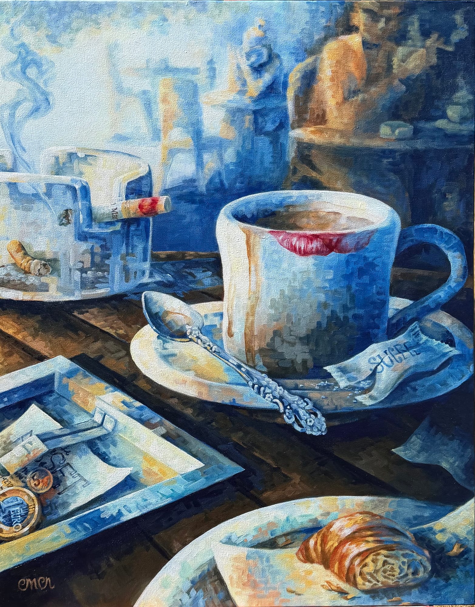 8" x 10" Un Café á Midi PRINT
