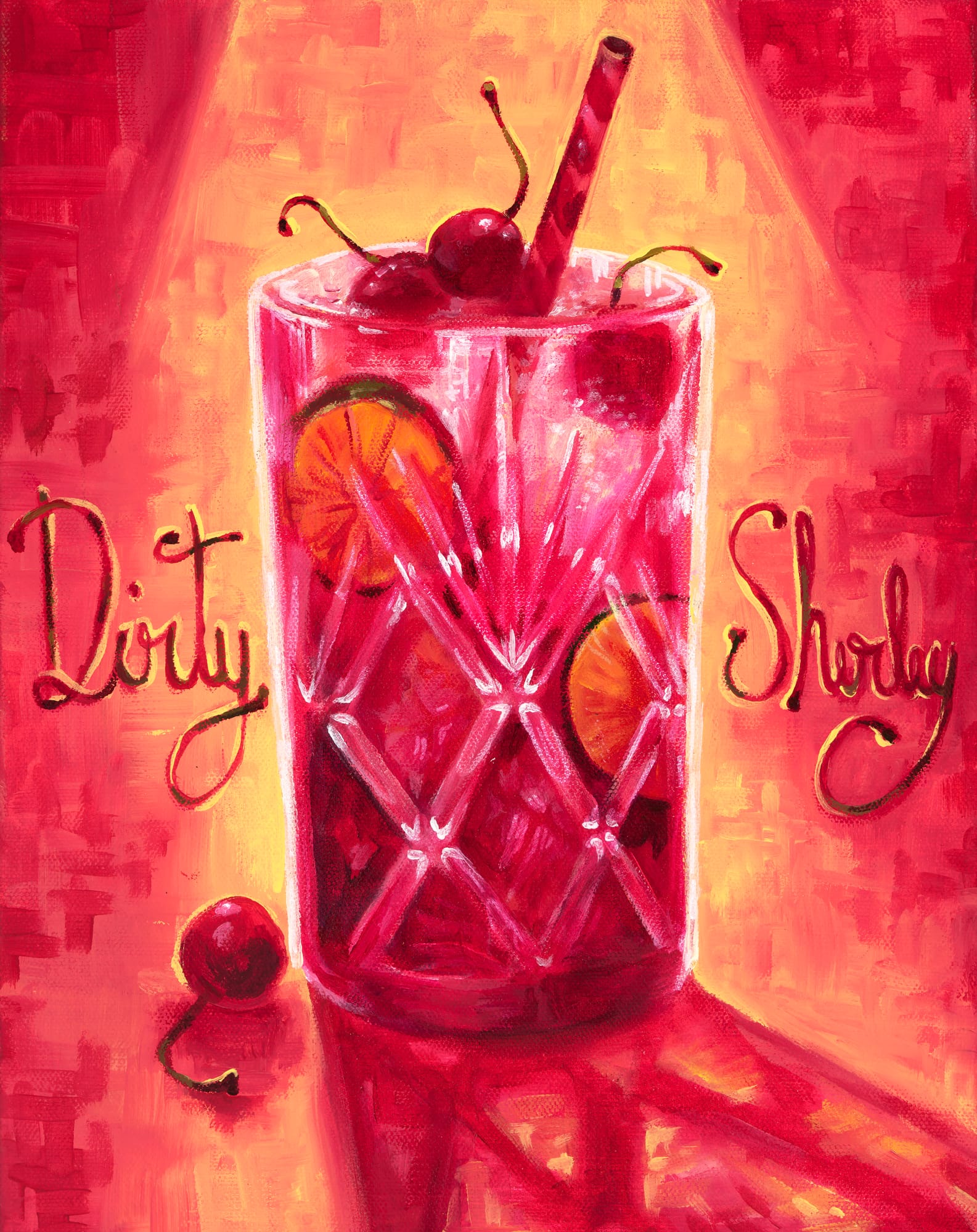 8" x 10" Dirty Shirley PRINT 