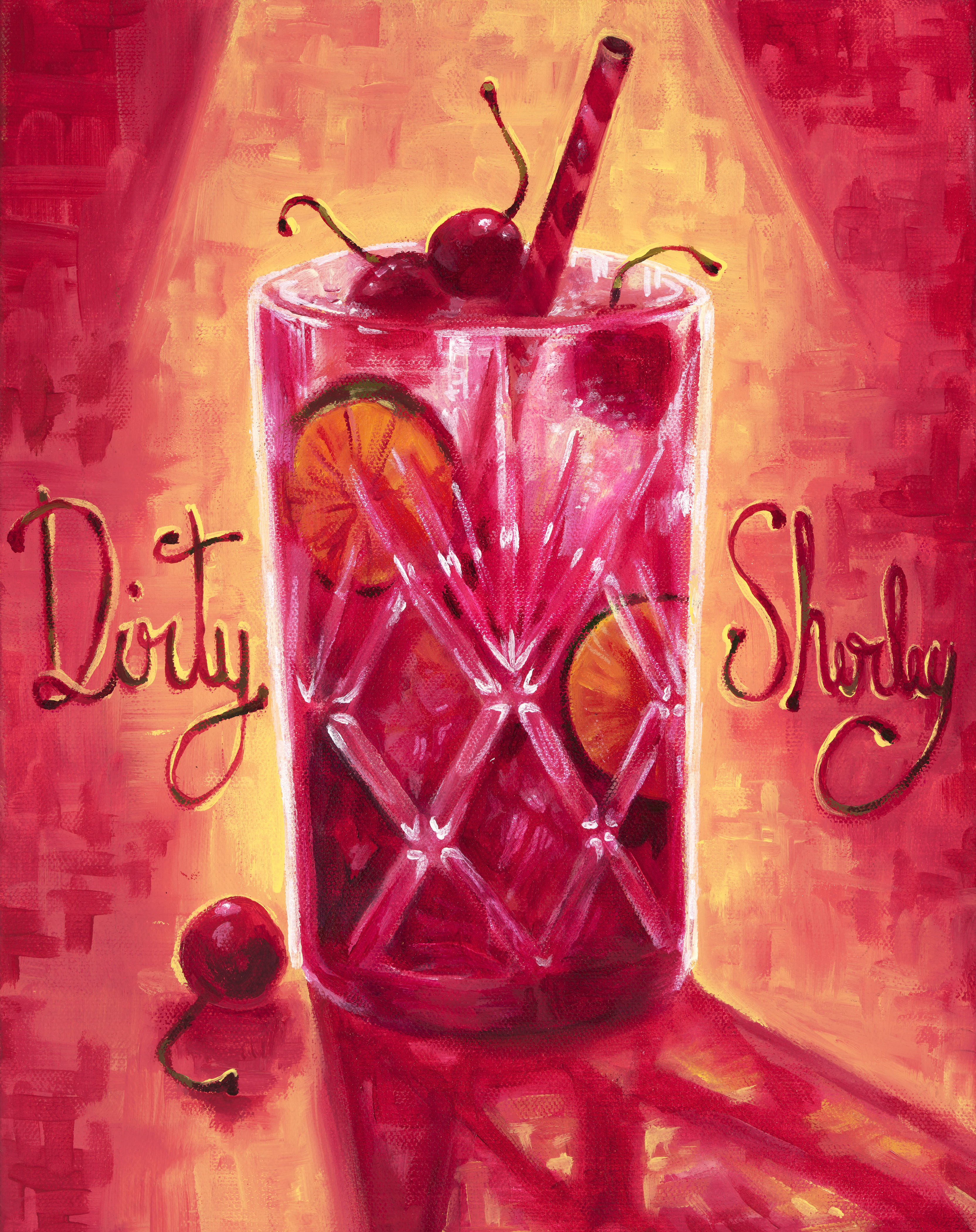 11" x 14" Dirty Shirley PRINT 
