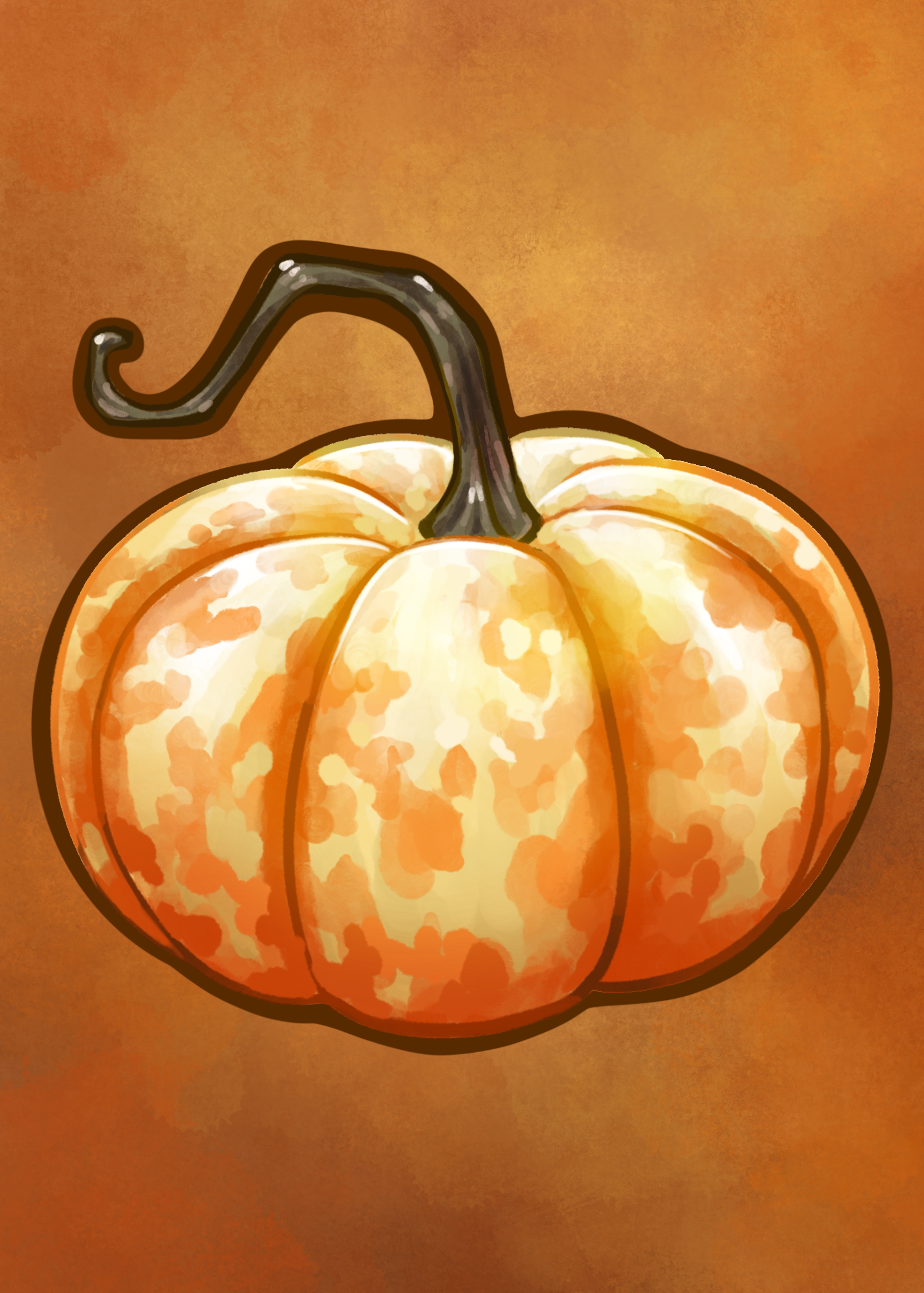 Tiger Striped Pumpkin 