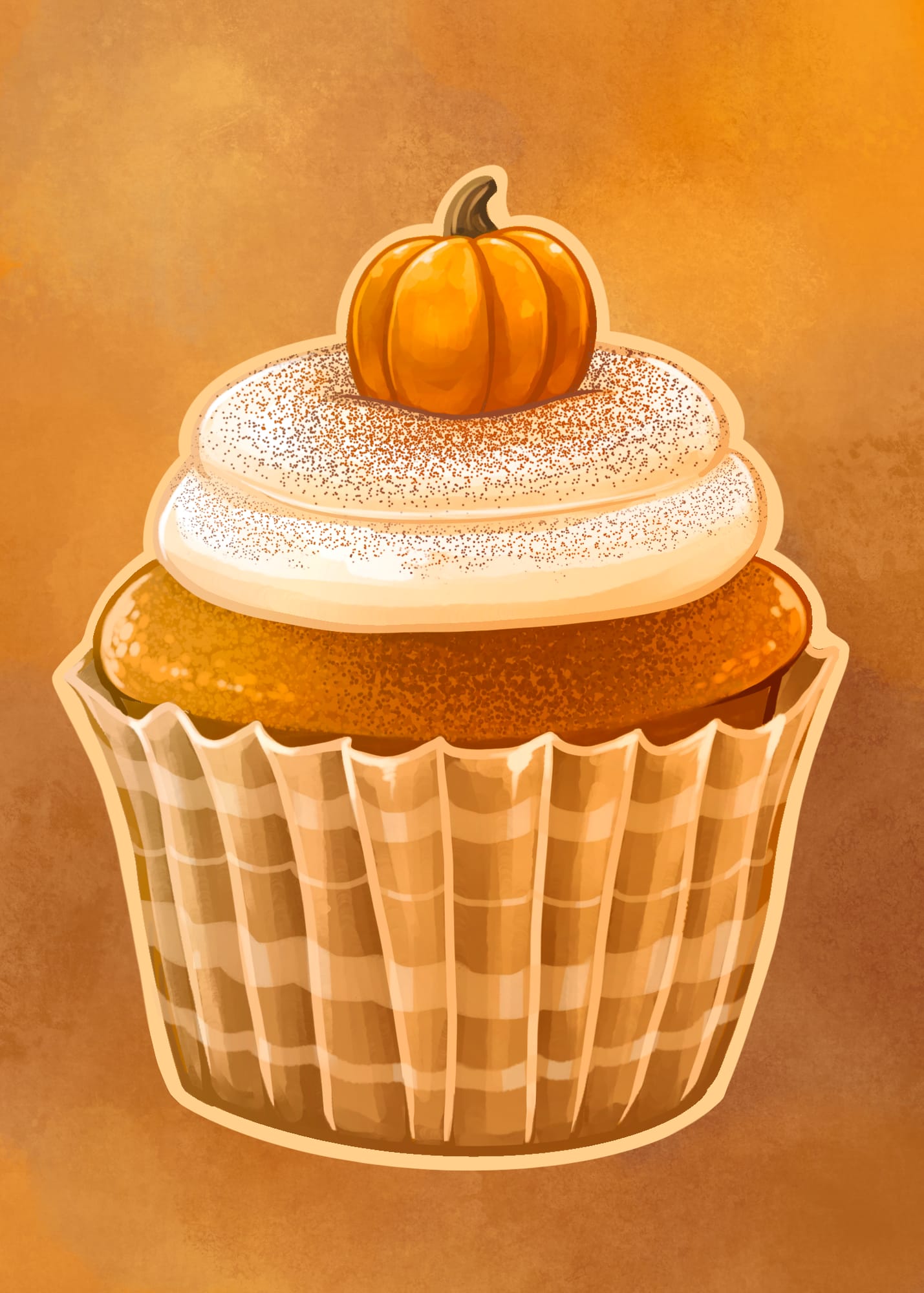 Pumpkin Cupcake 